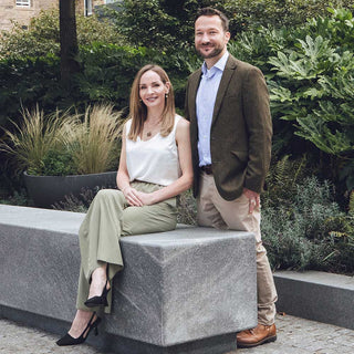 Dr Rachel Weir and Dr Simon Smail outdoors at Evergreen Medical & Wellness Clinic